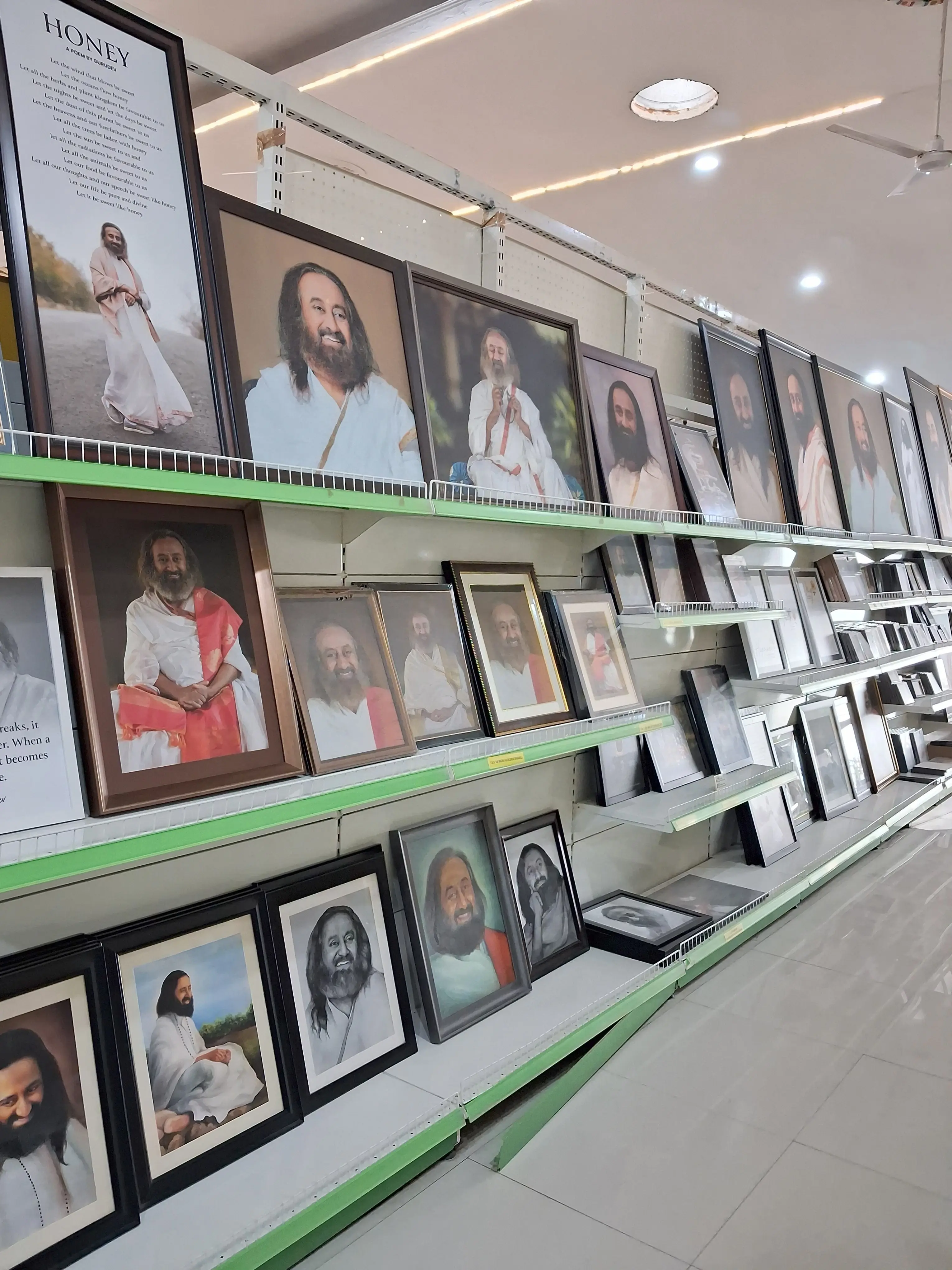 Inside the campus bookstore